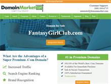 Tablet Screenshot of fantasygirlclub.com